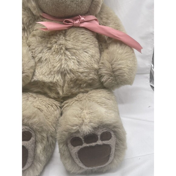 VINTAGE DERI CARTIER BEAR COMPANY 1985  "BABY BEAR" TAN TEDDY 24” STUFFED ANIMAL - Picture 8 of 16